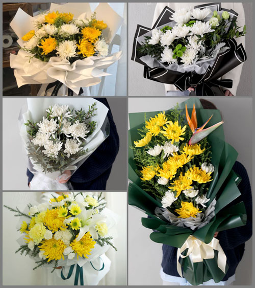 广西贺州富川县白事花束代送
